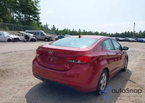 2015 Hyundai Elantra Se from USA, damaged, VIN 5NPDH4AE7FH606158